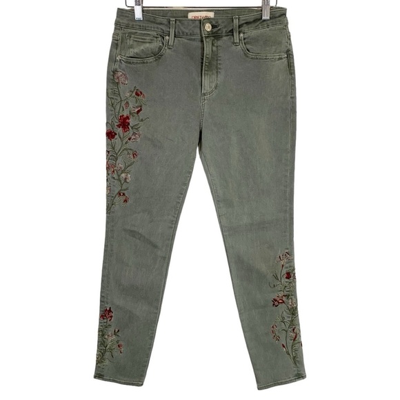 Anthropologie Denim - Driftwood Embroidered Jeans Size 29
